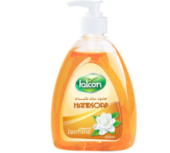 Falcon Hand Soap Liquid (Jasmine, 600 ml Bottle)