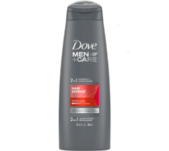 Dove Men Care 2 in 1 Hair Defense Shampooing Revitalisant 355ml