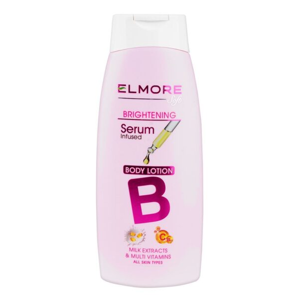 Elmore Soft Skin Whitening Natural Moisturizing Body Lotion, All Skin Types, 250m