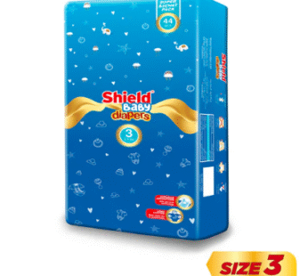 shield baby diaper || shield diaper medium 44 pieces