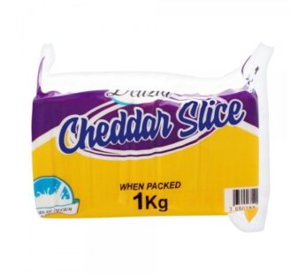 Delizia Cheddar Slice Cheese, 1 KG