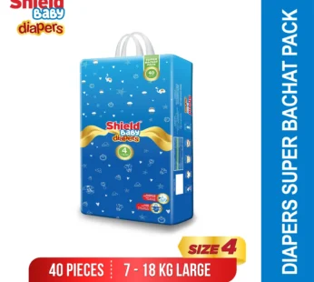 Baby Diaper Super Bachat Pack Size 4 Large (7-18Kg) 40 Count