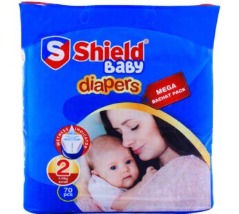 Shield Baby Diapers No. 2, 3-6kg Small, 70-Pack