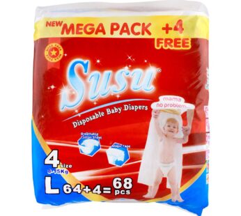 Susu Disposable Baby Diapers, No. 4, Large, 4-15 KG