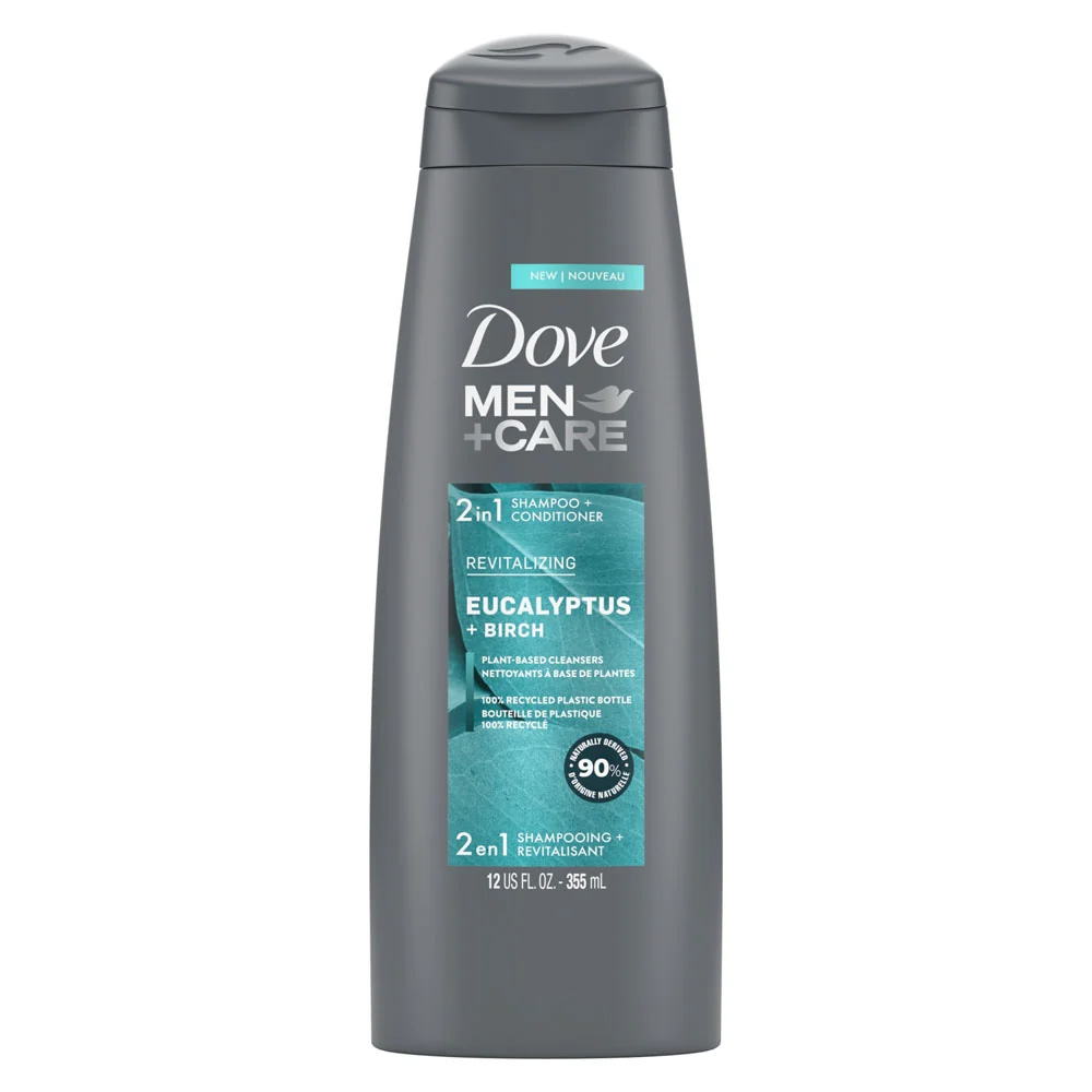 Dove - Blue Eucalyptus & Birch 2 In 1 Shampoo + Conditioner 355ml
