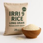 IRRI 9 Long Grain Rice – Non-aromatic, premium export quality rice from Pakistan with better grain quality than IRRI 6